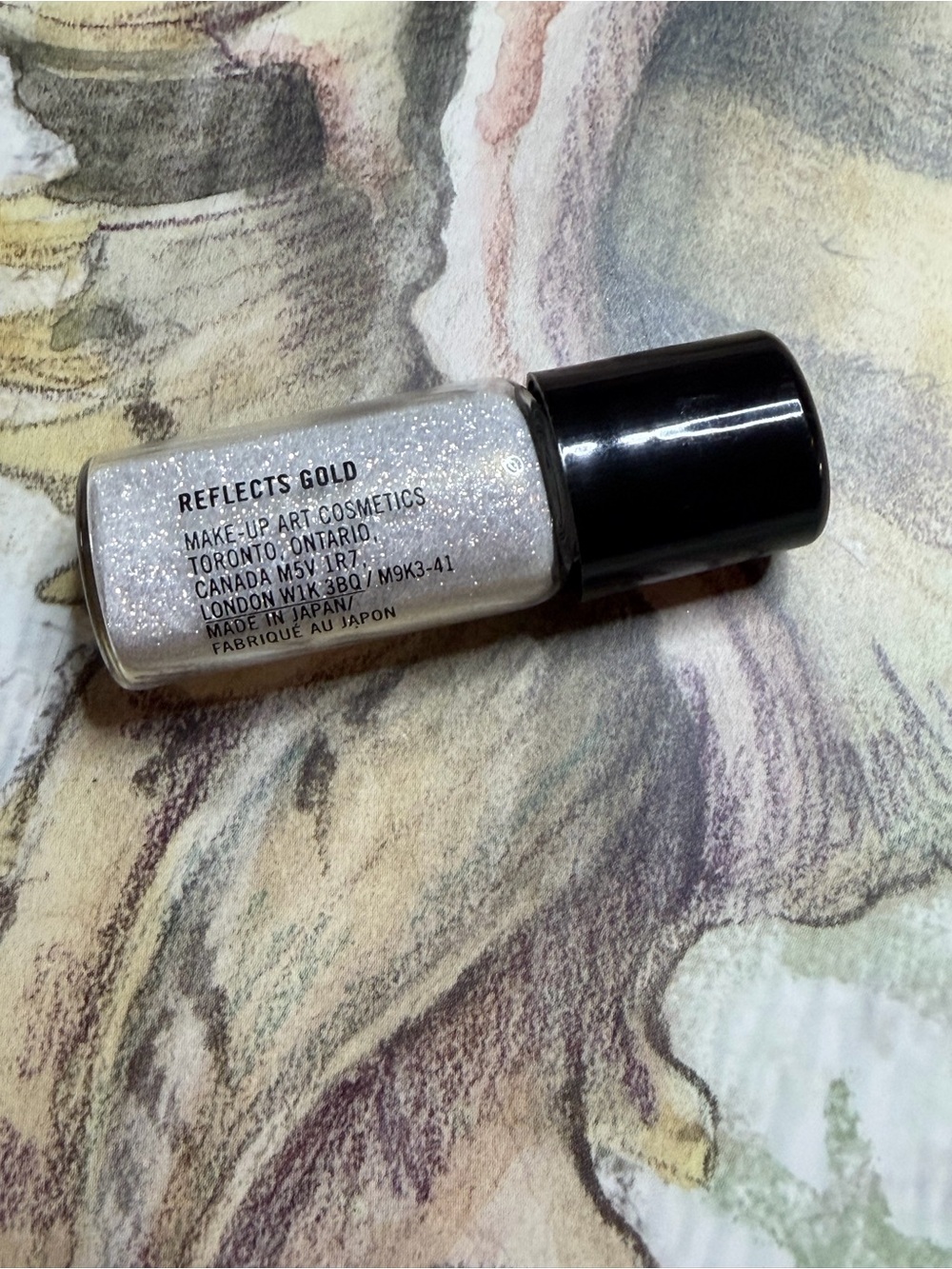 MAC COSMETICS NEW REFLECTS GOLD Glitter Loose Powder VIAL Mini NEW HTF